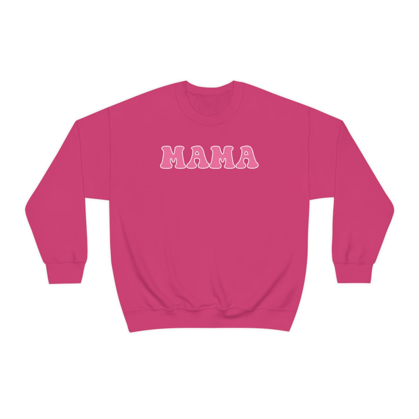 MAMA Patterned Crewneck Sweatshirt