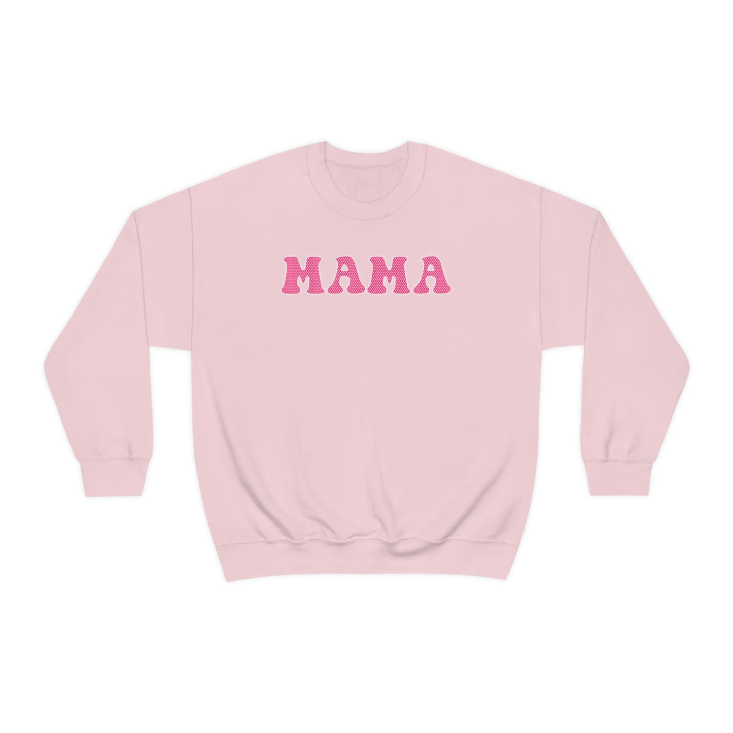 MAMA Patterned Crewneck Sweatshirt