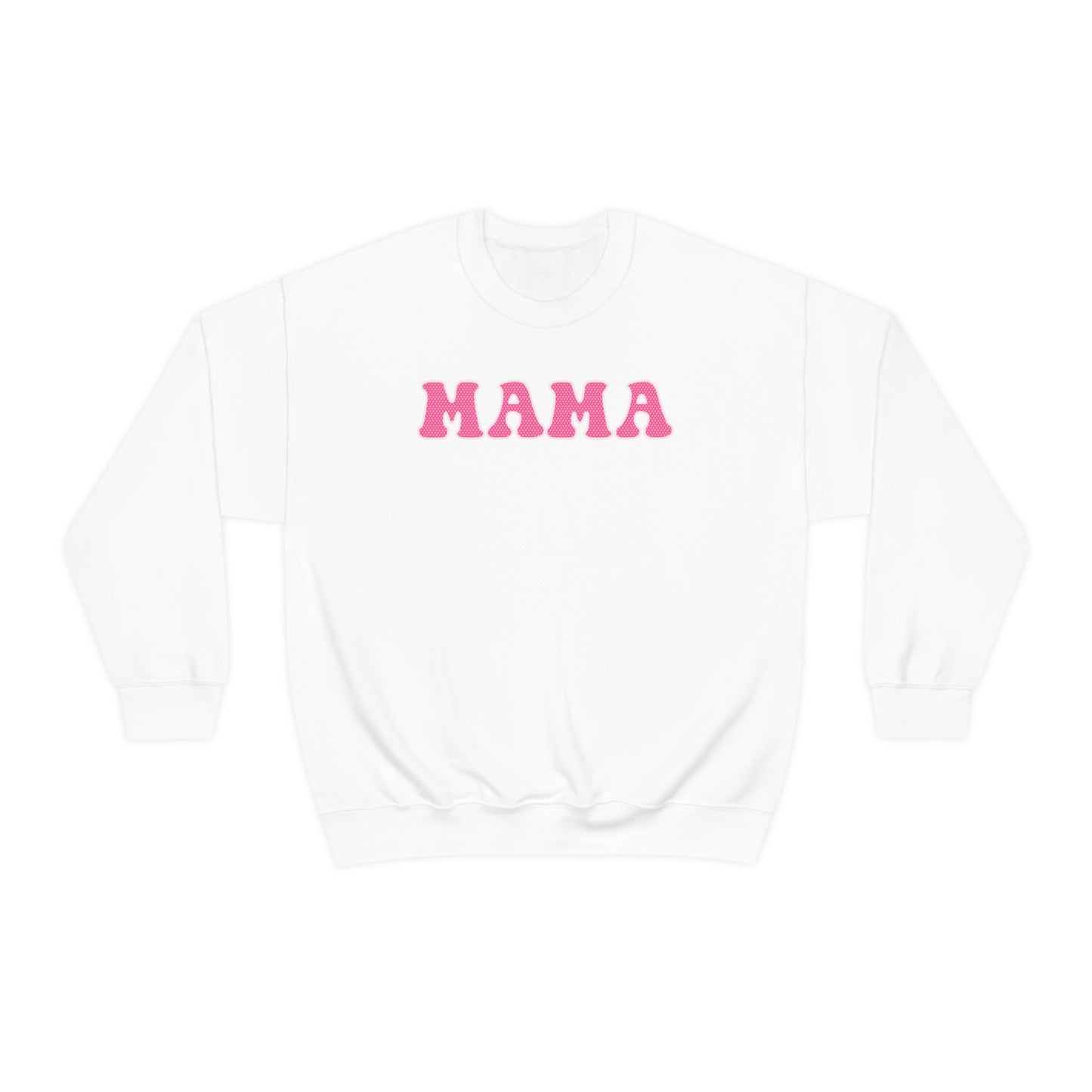 MAMA Patterned Crewneck Sweatshirt